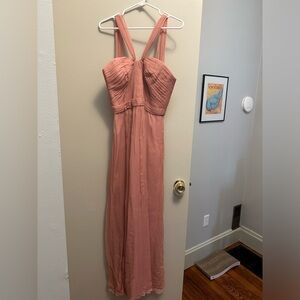 Amsale Aisha Dress in Rose